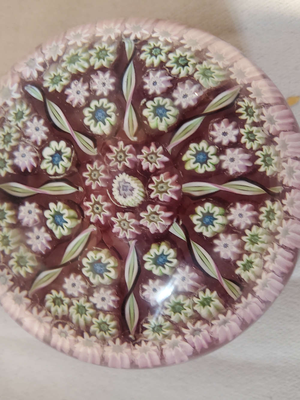 Perthshire Paperweights PP2 Spoke Millefiori Glass Paperweight -...